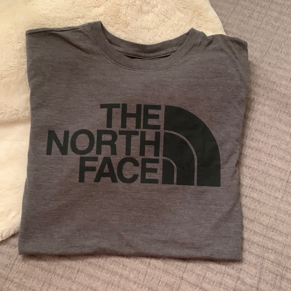 Mens North Face Tee TShirt Medium Gray